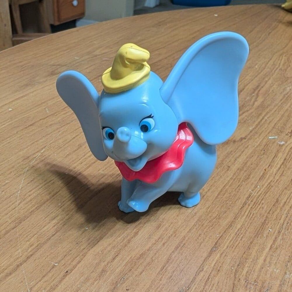 Dumbo the Elephant Figurine Yellow Hat Disney McDonald's Happy Meal 2021 Toy